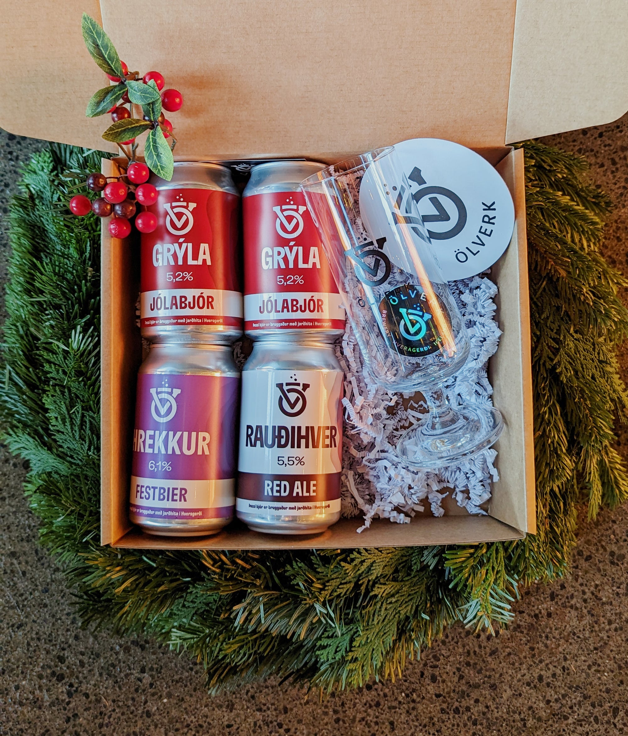 Gift pack from Ölverk Iceland ( Thirsty )